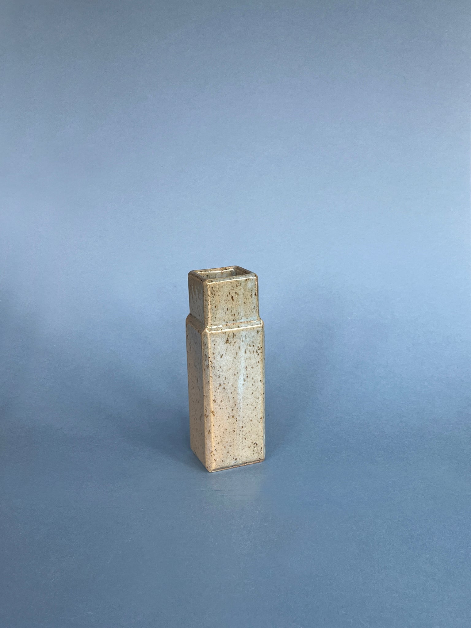 Column Vase in Etruscan Blue (Small)