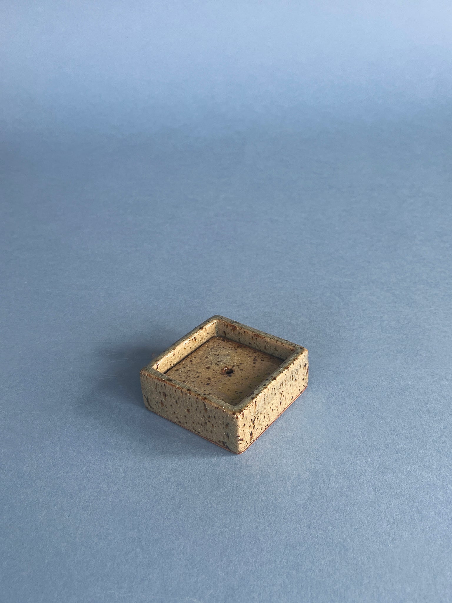 Square Soap Dish in Etruscan Blue