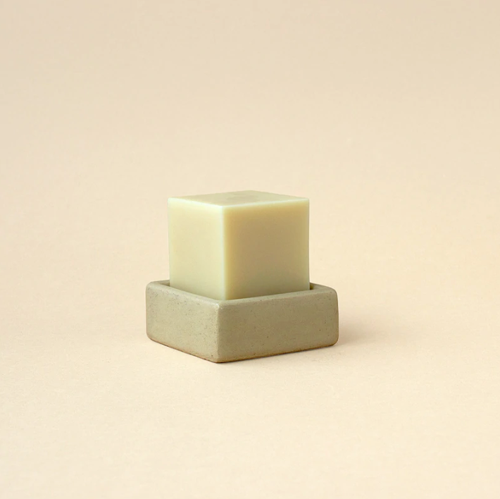 Square Soap Dish in Silk